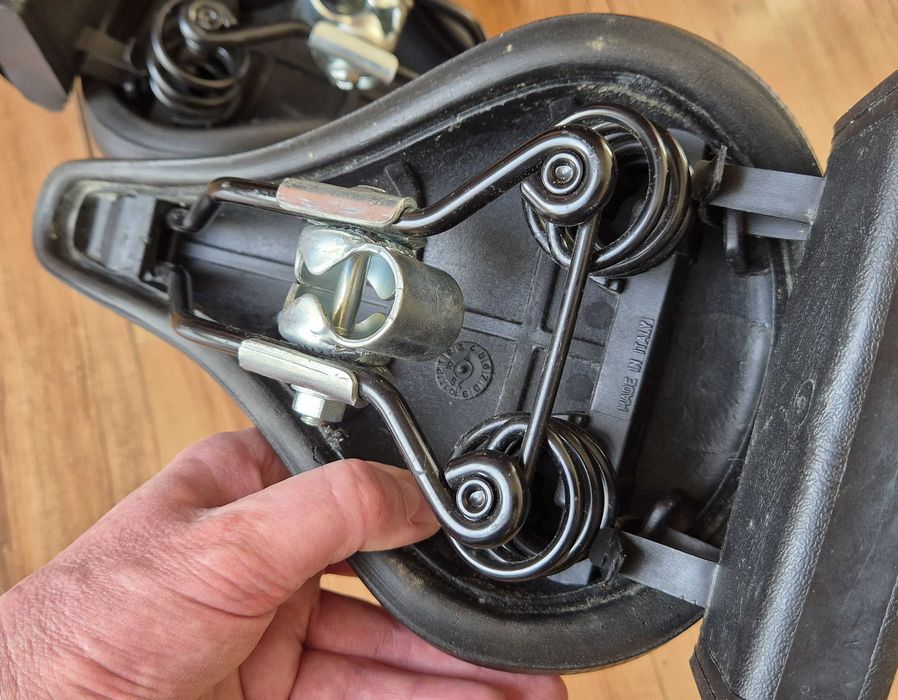 Siodełko rower żelowe z sakwą Selle Royal Made in Italy