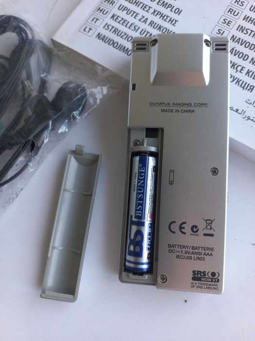 Диктофон цифровий Olympus-550M стерео, WMA, USB-штекер, 2Gb в упаковці