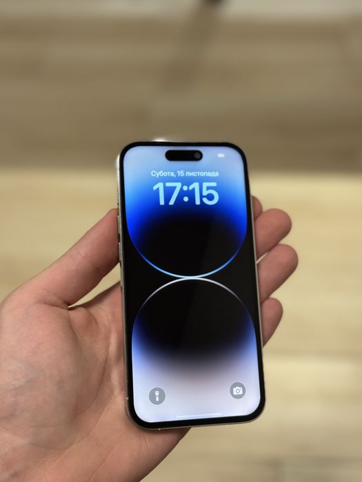 Apple Айфон/Iphone 14pro 256gb Silver Неверлок АКБ:86% (390$)