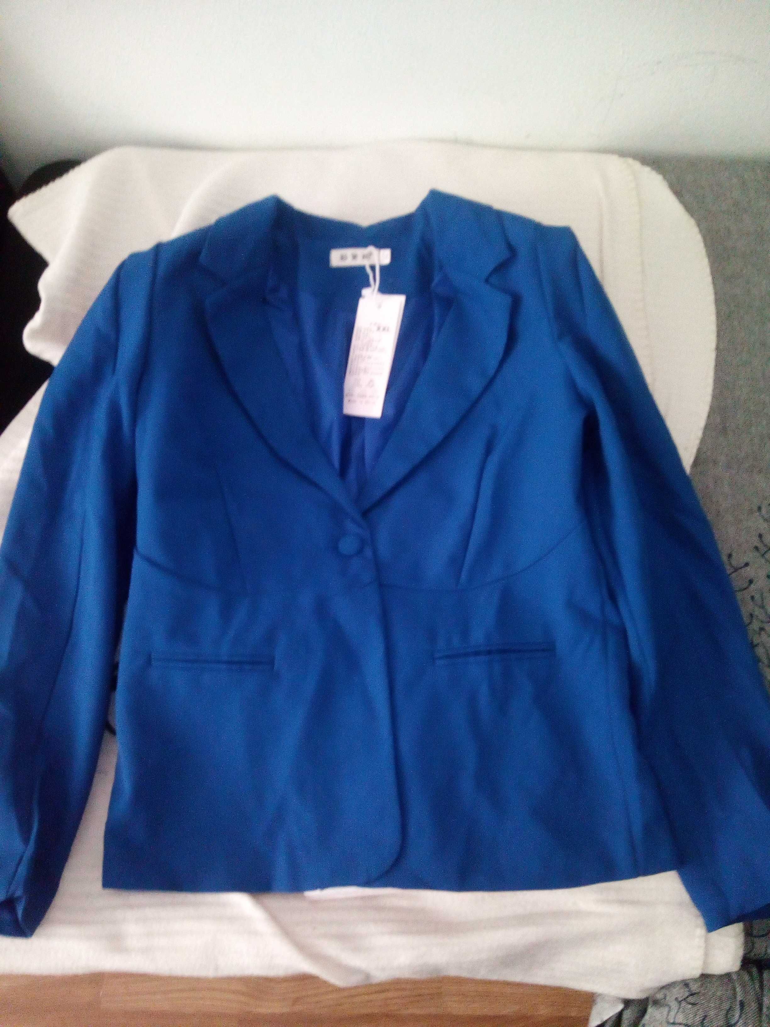 Blazer para Senhora Azul Muito Giro