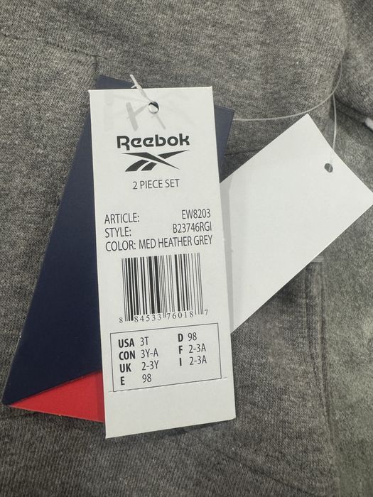 Дітячий спортивний костюм Reebok!!! На 2/3 роки,98см. 750гр