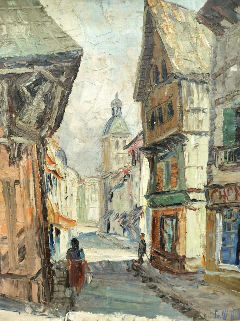 Stary obraz GEORGE WILLIAM HILL 1862- 1934