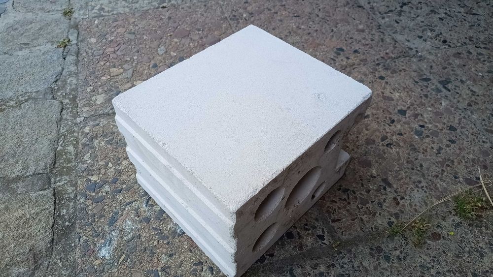 Bloczek - cegła biała (silikat) 25x22x18