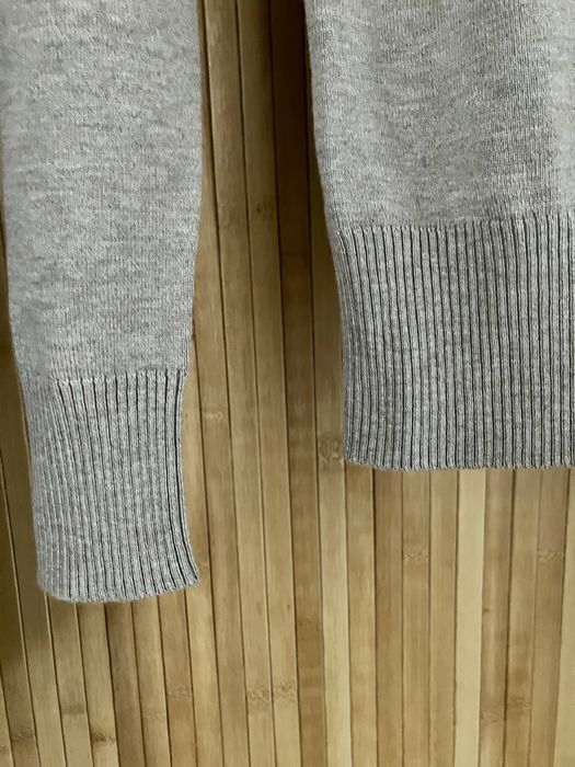 Saint Tropez golf XS long sleeve sweter melanż dzianina wiskoza beż