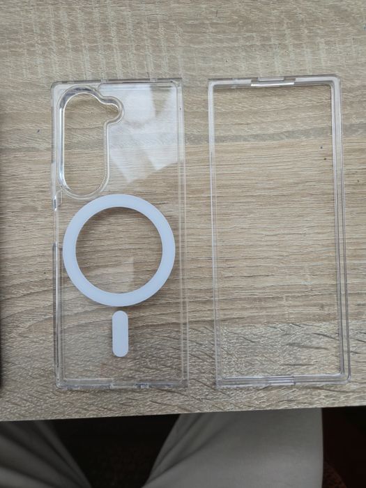 Case rysik S pen oraz case przeźroczysty magnetyczny Samsung Z fold 6