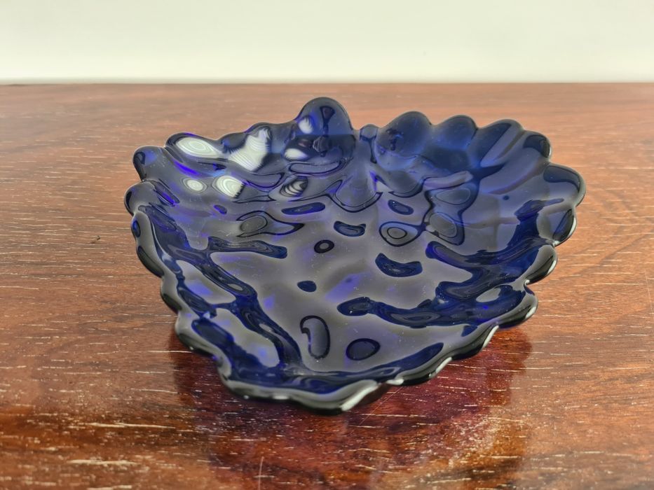 Taça vidro azul cobalto