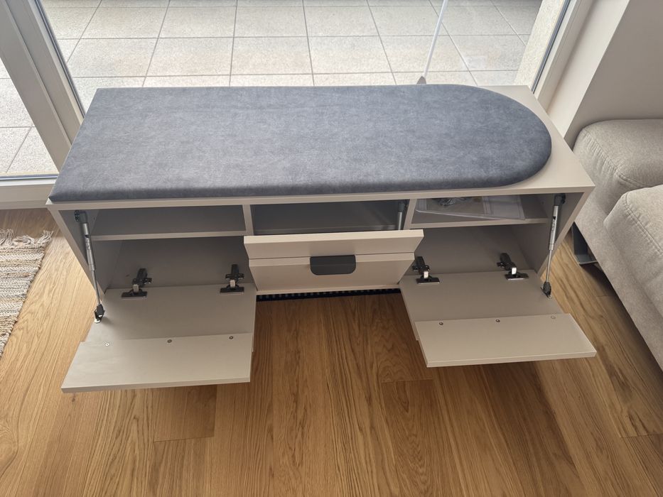 Nowa szafka na buty z siedziskiem ławka „górna półka”