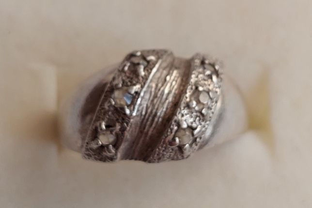 Warmet stary srebrny pierścionek