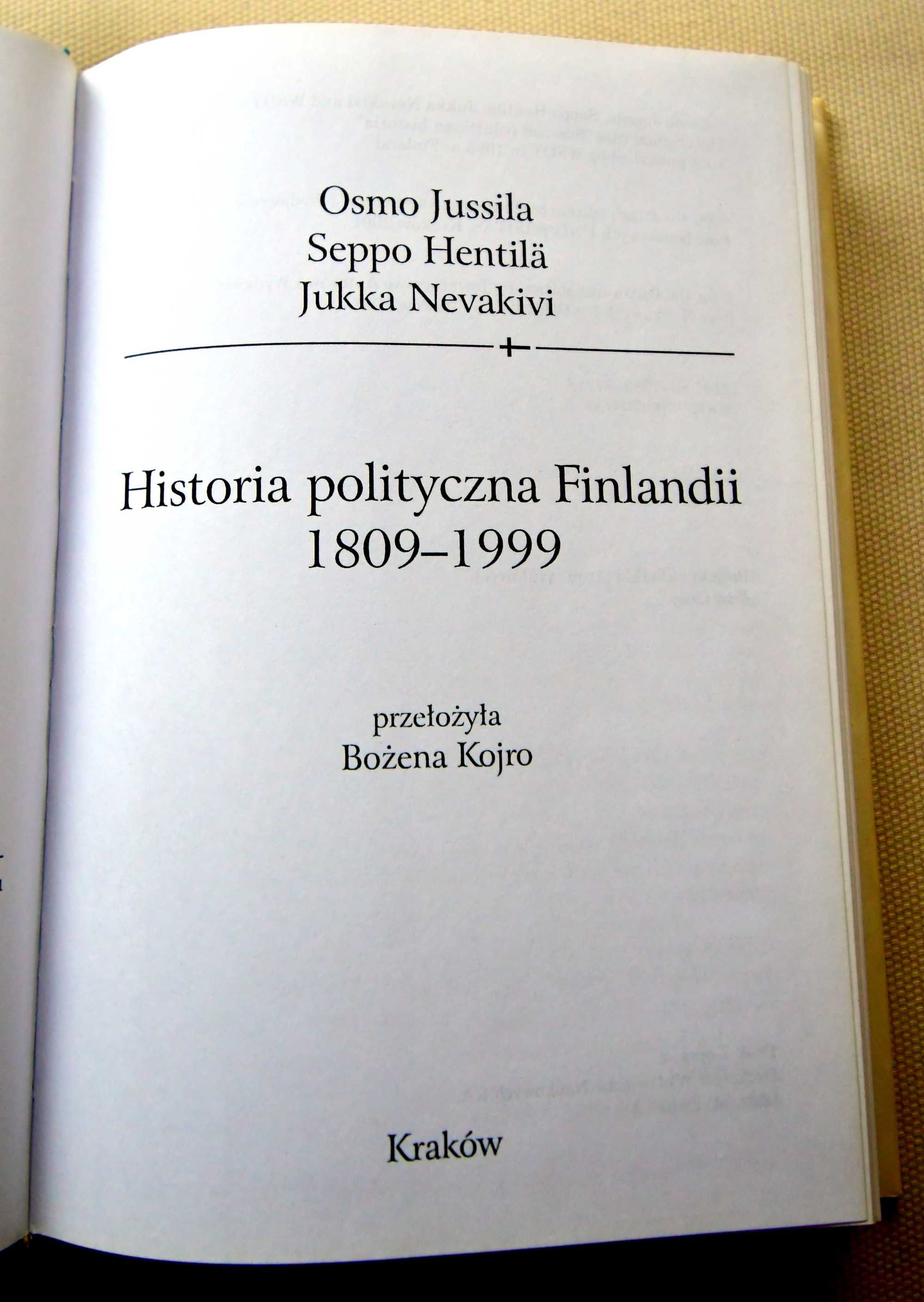 Historia polityczna Finlandii 1809 -1999