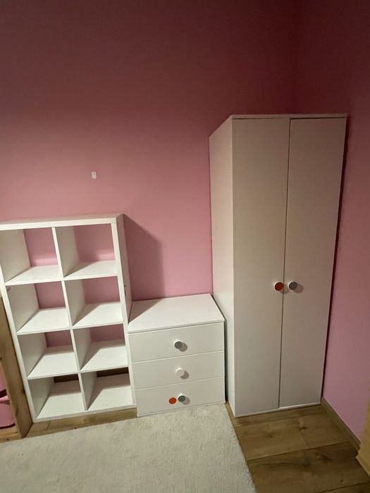 Regal bialy Flysta Ikea 69x132 cm