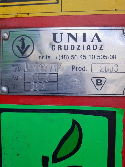 Pług 3 skibowy unia Grudziądz Ibis