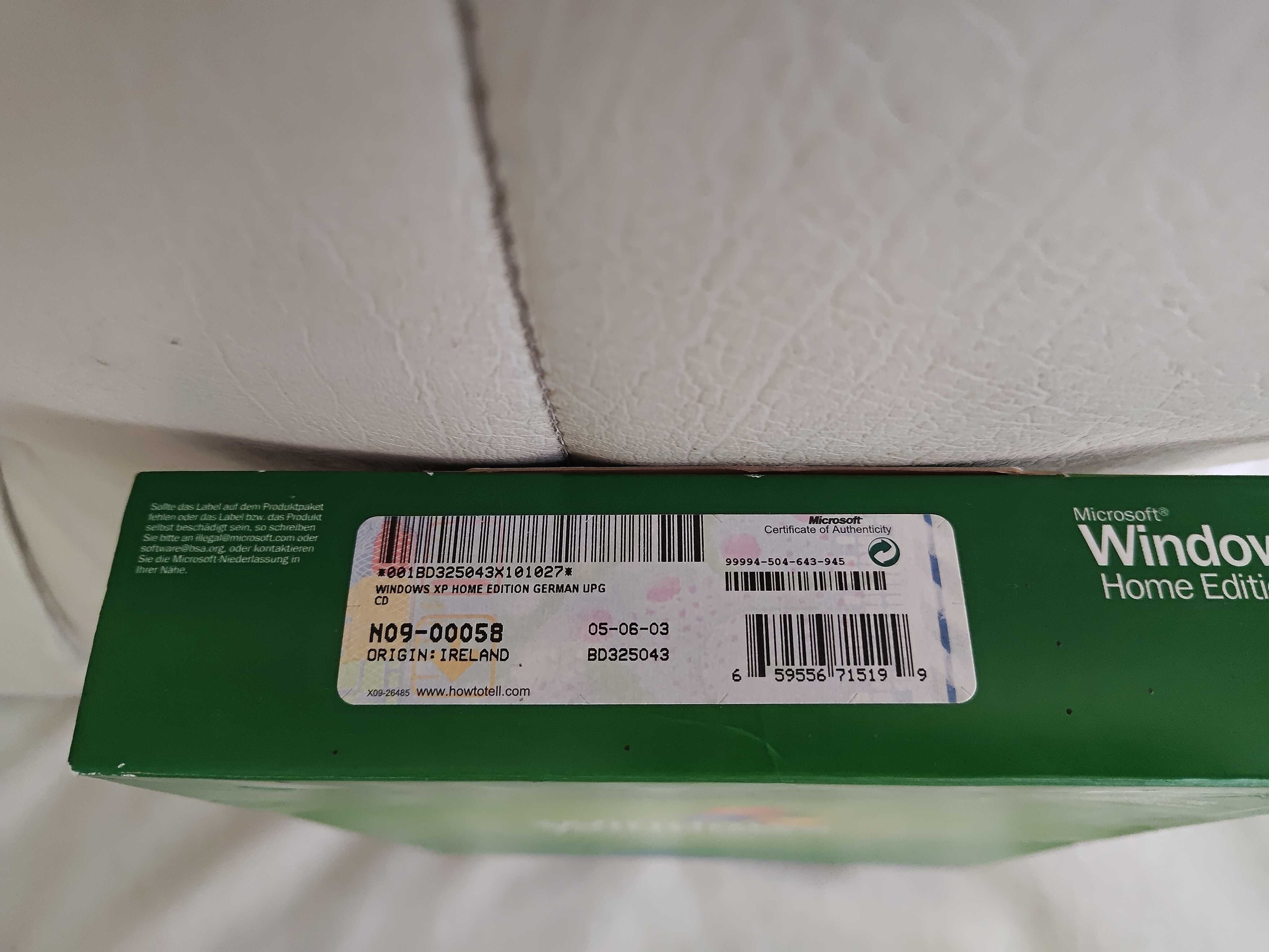 Windows XP Home Edition BOX