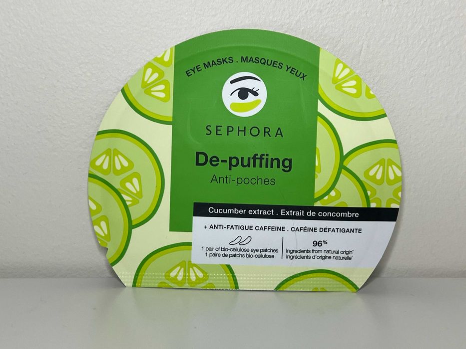 SEPHORA Anti-Fatigue Eye Masks Biocelulozowe maski na oczy płatki