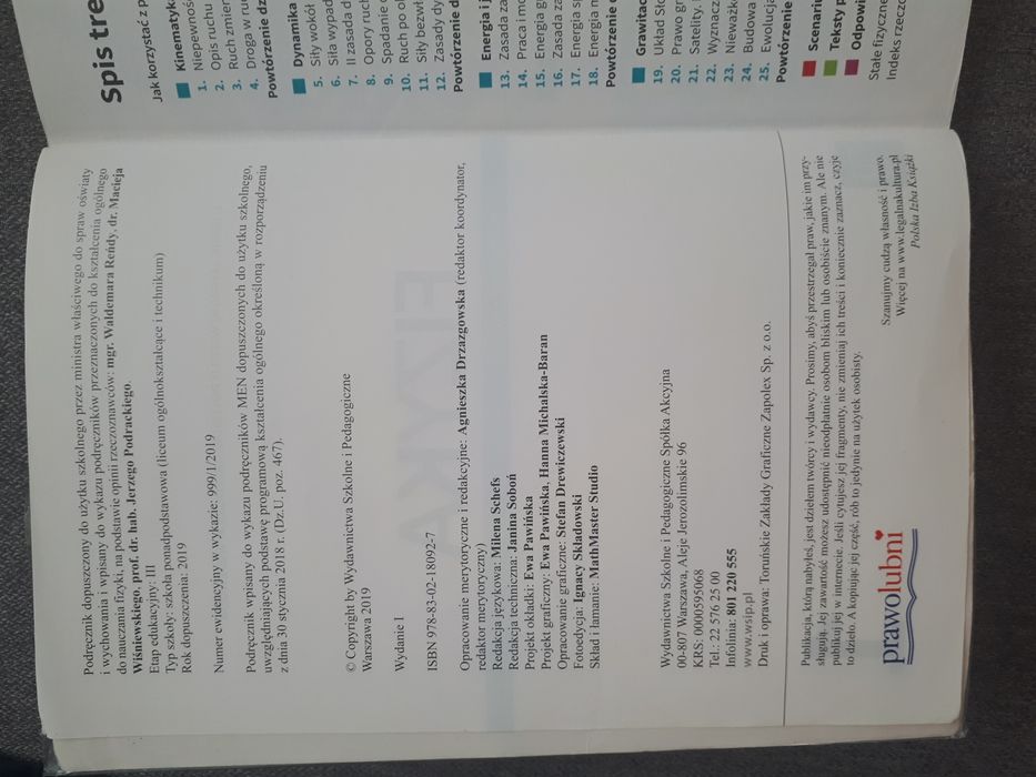 Fizyka 1 Wsip zakres podstawowy