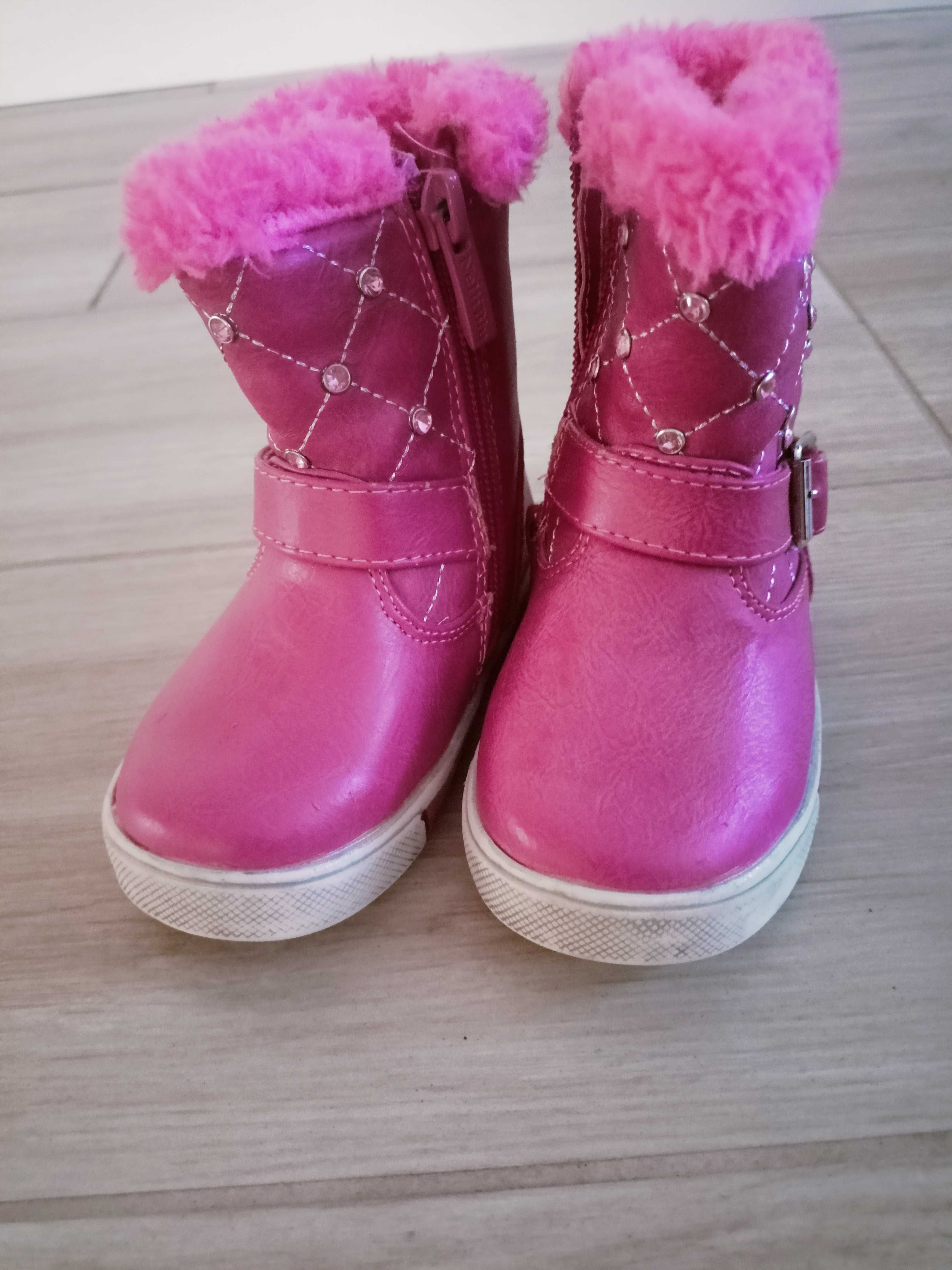 Buty zimowe dla dziewczynki 20