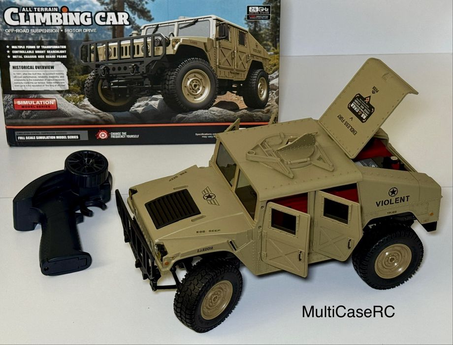 Машинка на радіокеруванні Military Hammer JJRC C8835 1/16