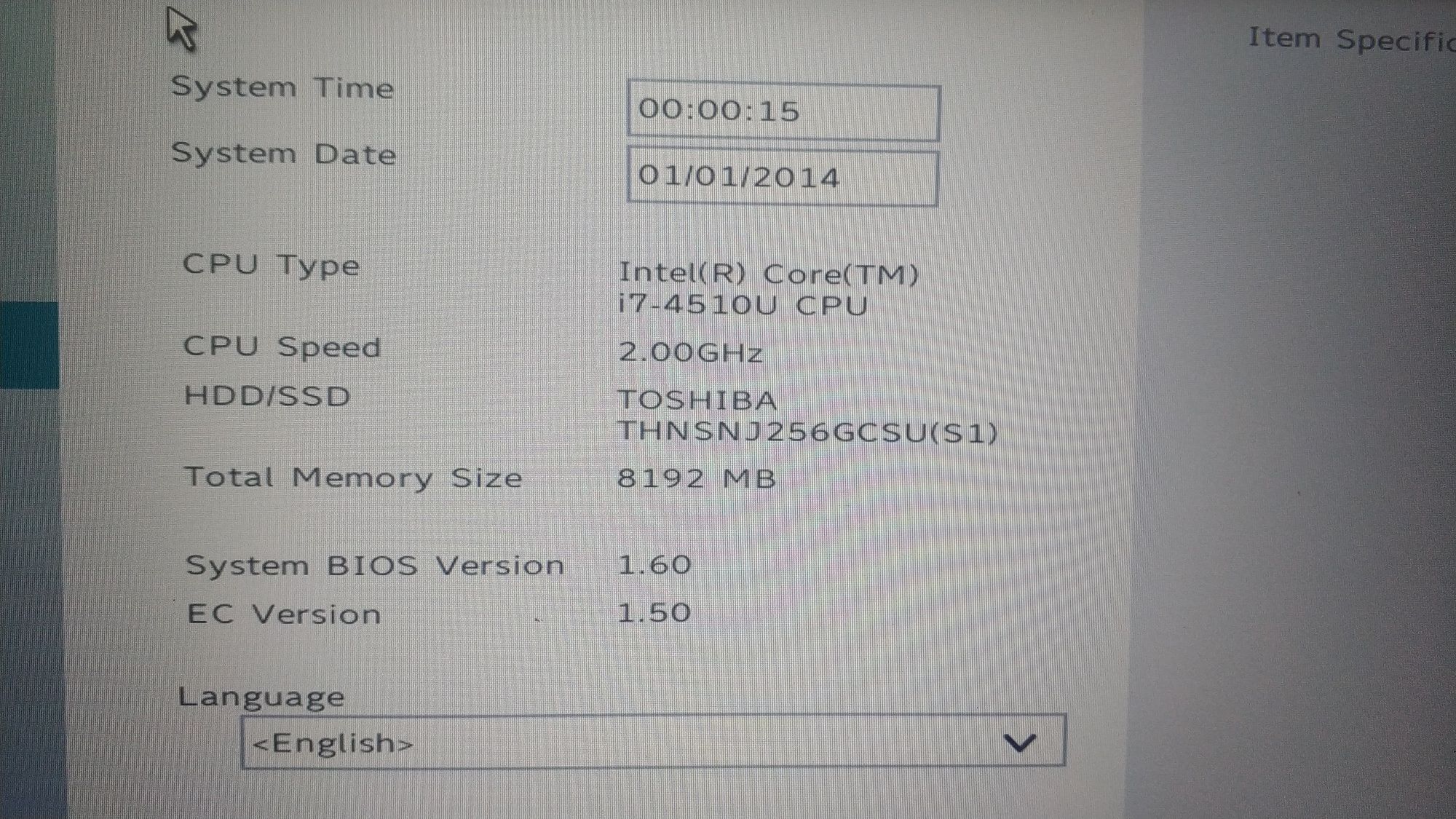 Ноутбук-планшет на запчастини Toshiba P55W-B5224