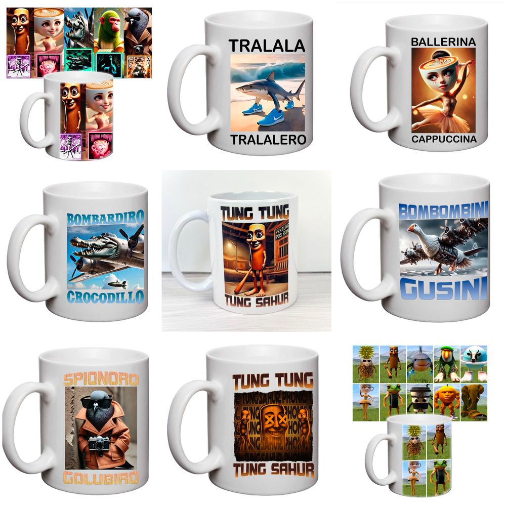 Футболки bombardiro crocodillo ballerina tralaleo tralala tung sahur