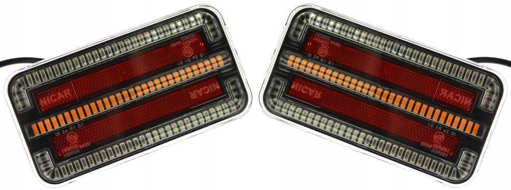 Lampa Tylna Przyczepy Zespolona Led Diodowa Para