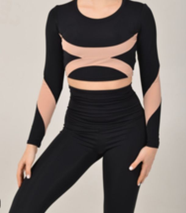 Костюм спортивний новий, топ + лосини, розмір XS.