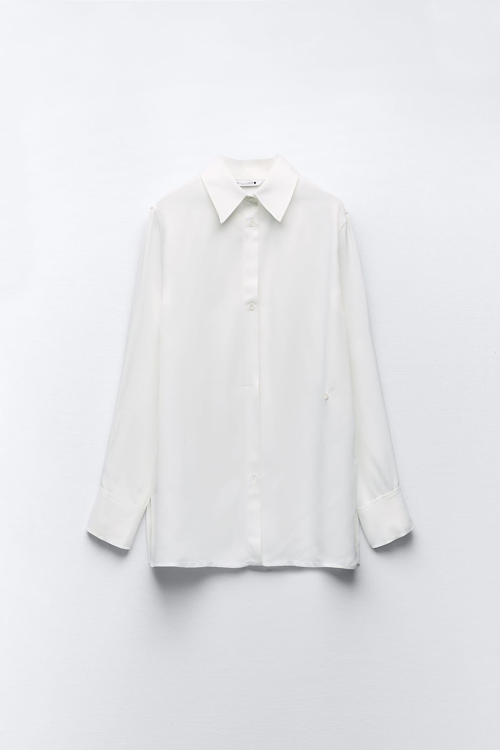 Рубашка атласная zara xs-s блуза блузка