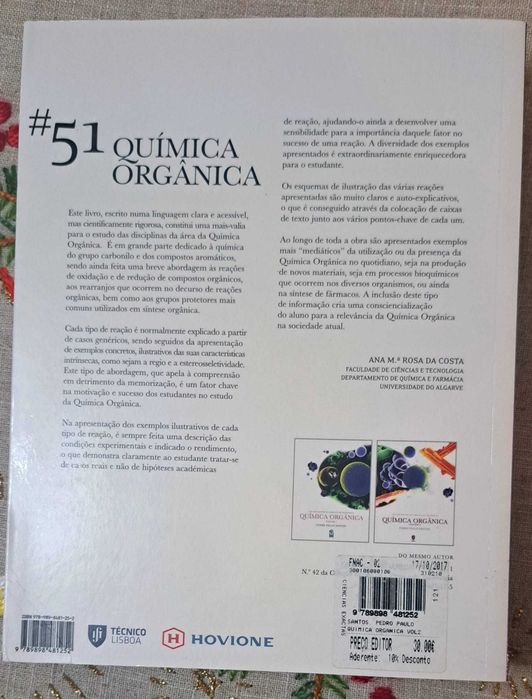 Química Orgânica - Pedro Santos (vol. 2) (Novo)
