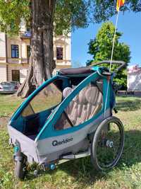 Qeridoo sportrex 2 przyczepka rowerowa riksza