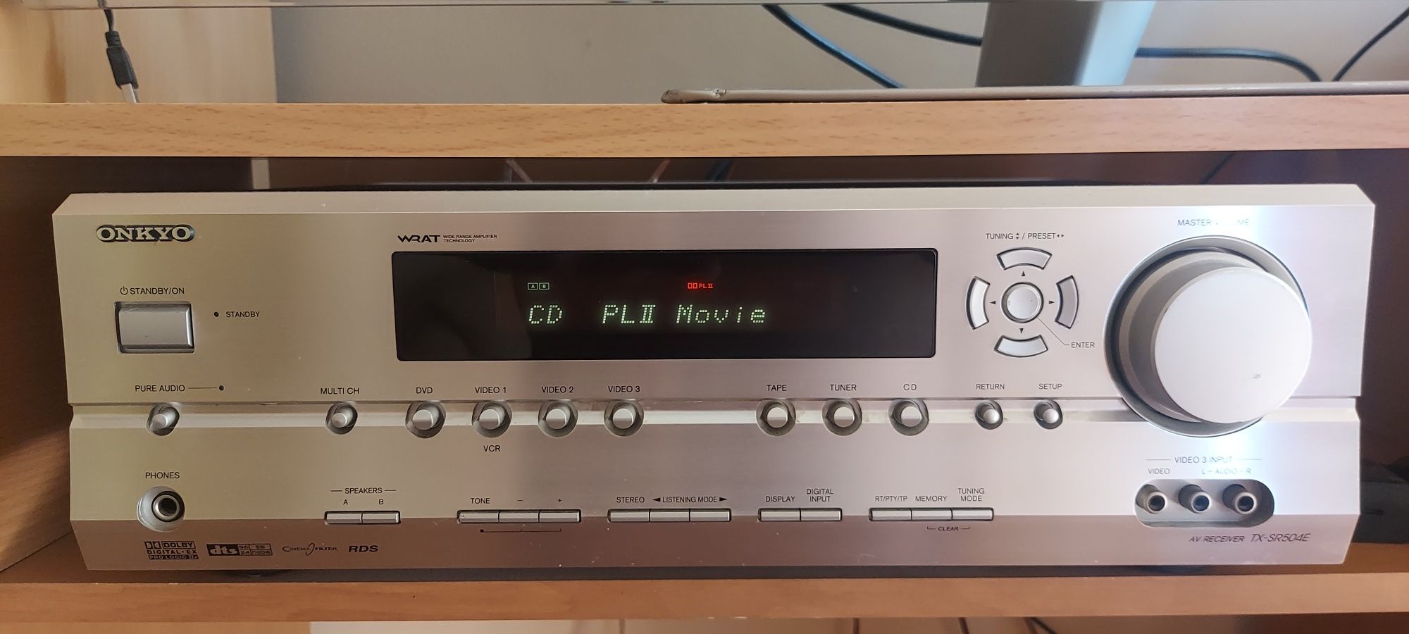 Wzmacniacz Onkyo tx-sr504e srebrny