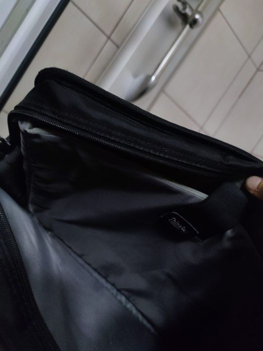 Elegancka torebka Think Pad materiałowa męska torba laptop notatnik du