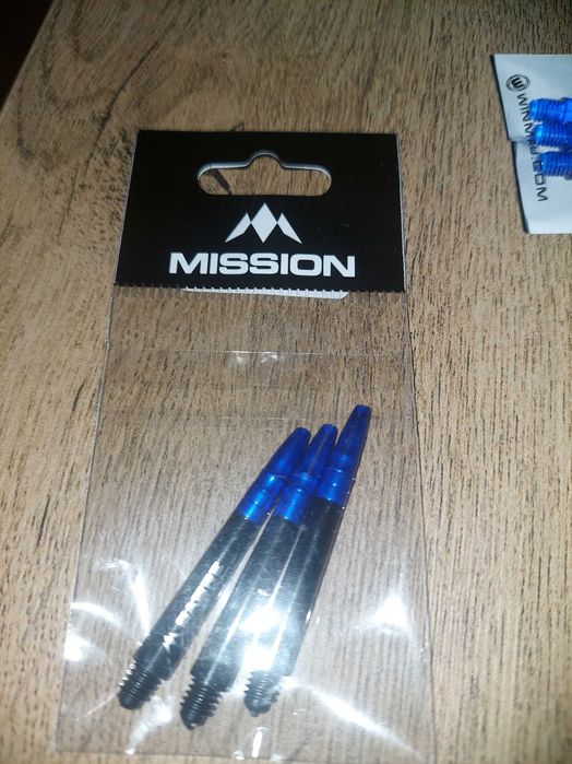 Shafty Mission Black Base - Blue inbetween 40 mm