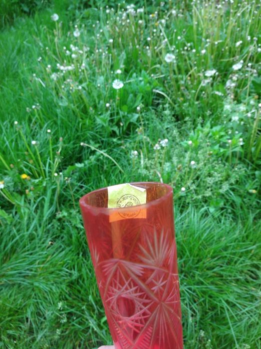 Рог изобилия красный хрусталь Новый