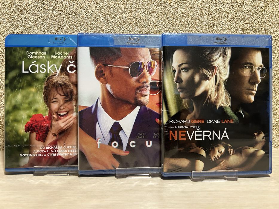 Blu-ray диски  Неверная /Фокус /Человек дождя с переводом.