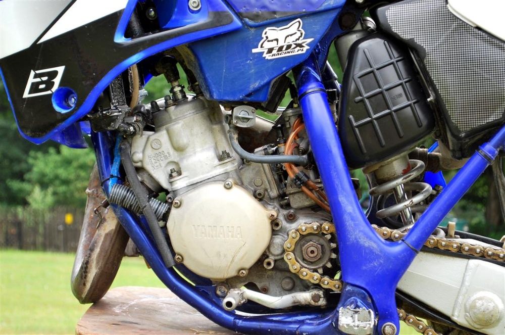 yamaha yz 125 czesci kartery skrzynia wal kosz kopka zaplon gaznik