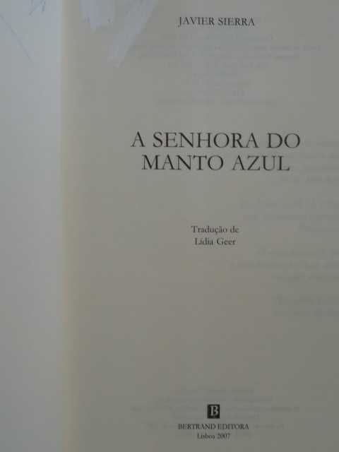 A Senhora do Manto Azul de Javier Sierra