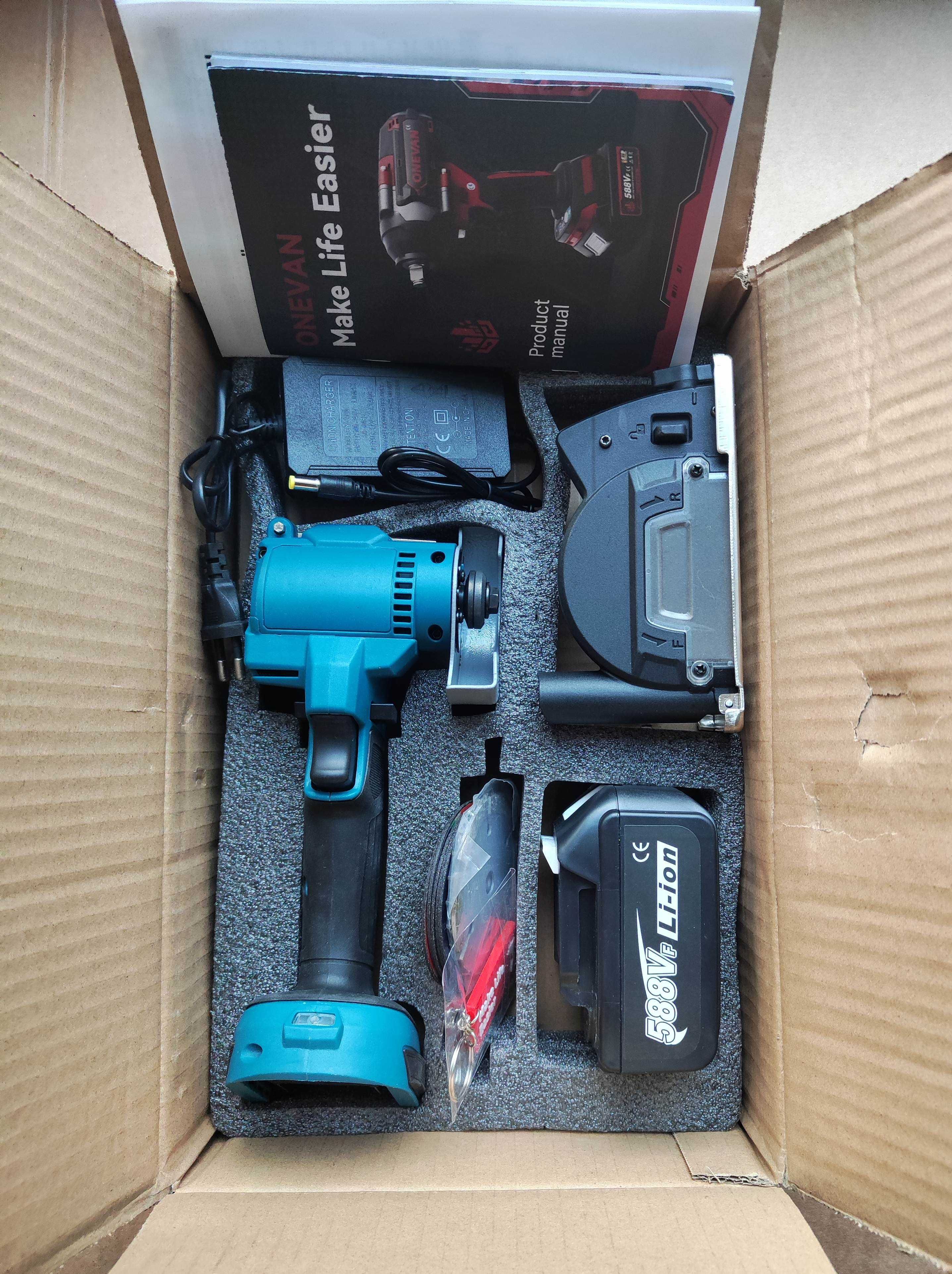 Szlifierka kątowa akumulatorowa 76mm z akumulatorem 4Ah 18V
