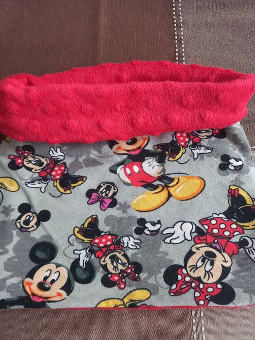 Komplet dziewczęcy, czapka i komin, Minnie, rozmiar 98-104