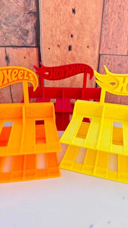 Expositor de 8 carrinhos Hot Wheels