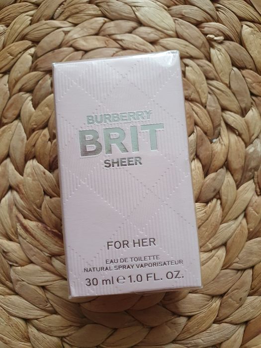 Burberry Brit Sheer For Her 30 ml – nowe, zafoliowane