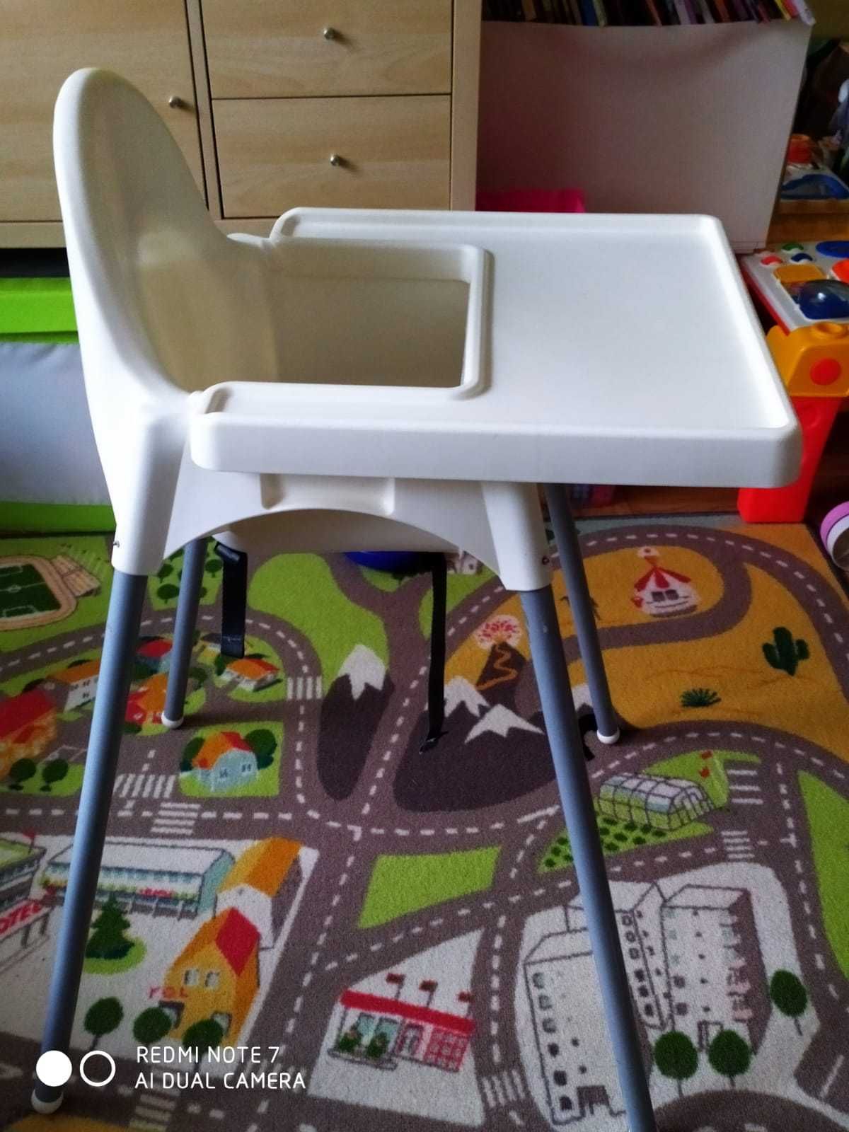 Krzesełko do karmienia dla dzieci IKEA + wkład