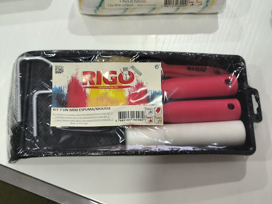 Rolos de Pintura RIGO Novos – Vários (Microfibra, Antigota, Exterior)
