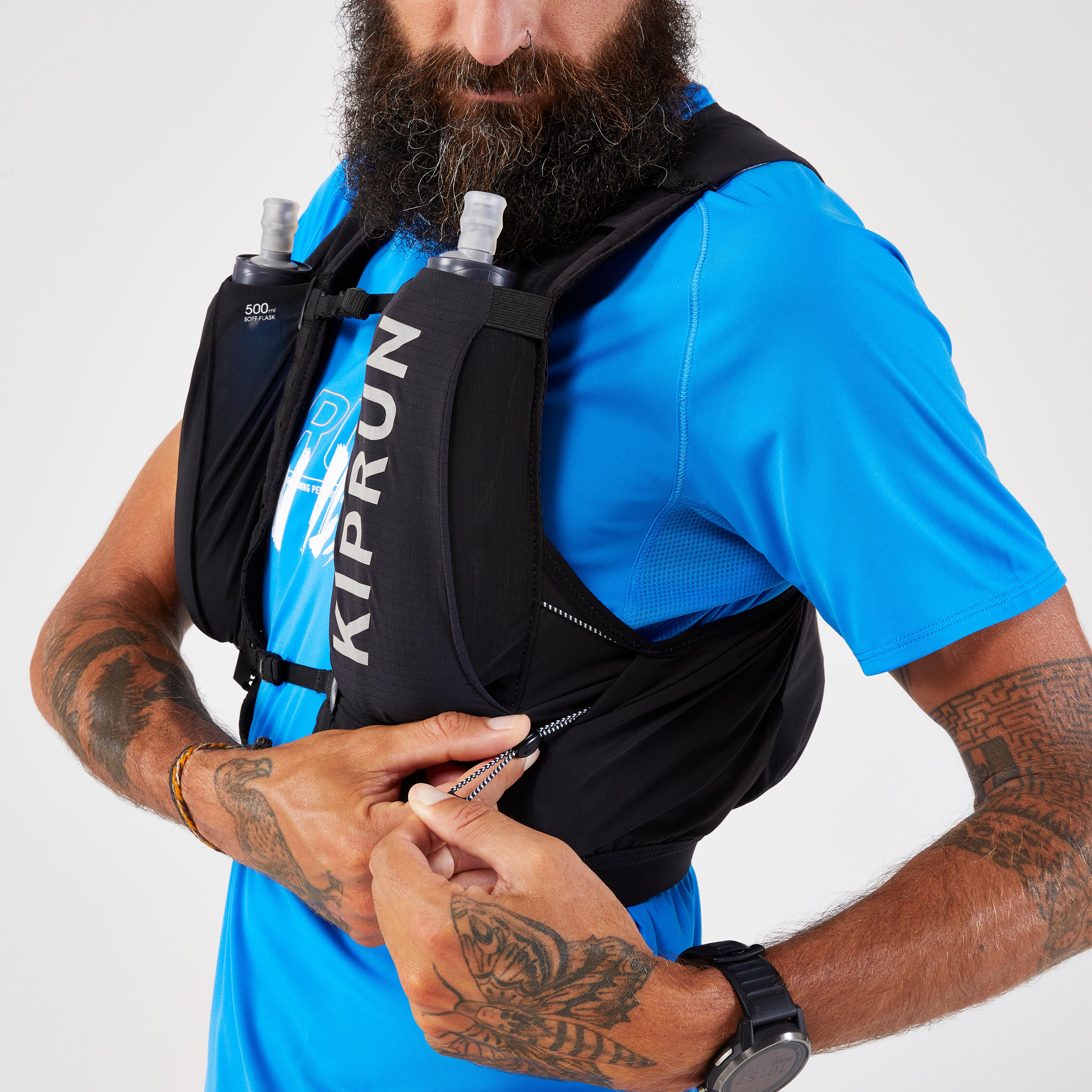 Colete Porta-Flasks de Trail Running Competição