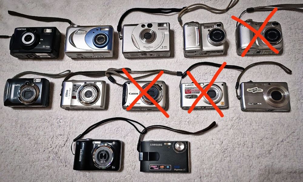 Цифровий фотоапарат Nikon,Samsung,Casio,Canon,Pentax ретро