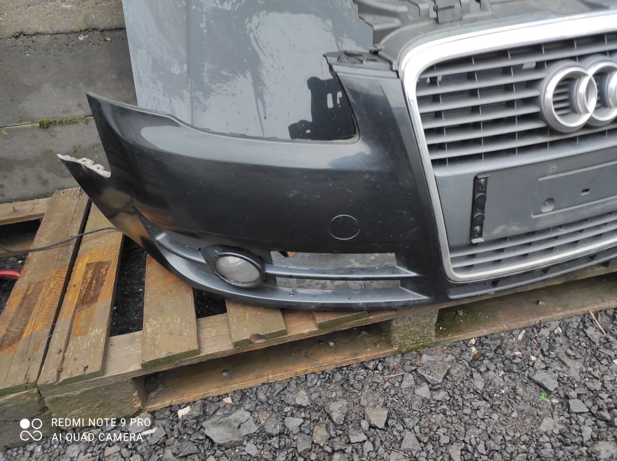 Audi a4 b7 LZ9Y maska zderzak wzmocnienie lampy w kolor