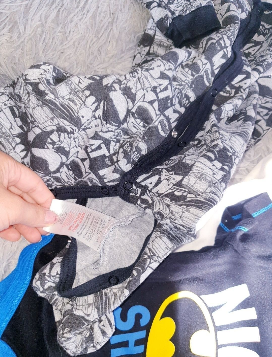 5szt ideał wyprawka  body batman ideał 3-6 roz 62/68 +spodnie pajacyk