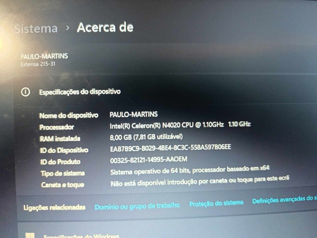 Vendo portátil Acer