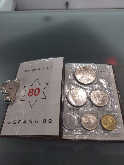 Colecção  completa de moedas comemorativas do Mundial de España 1982