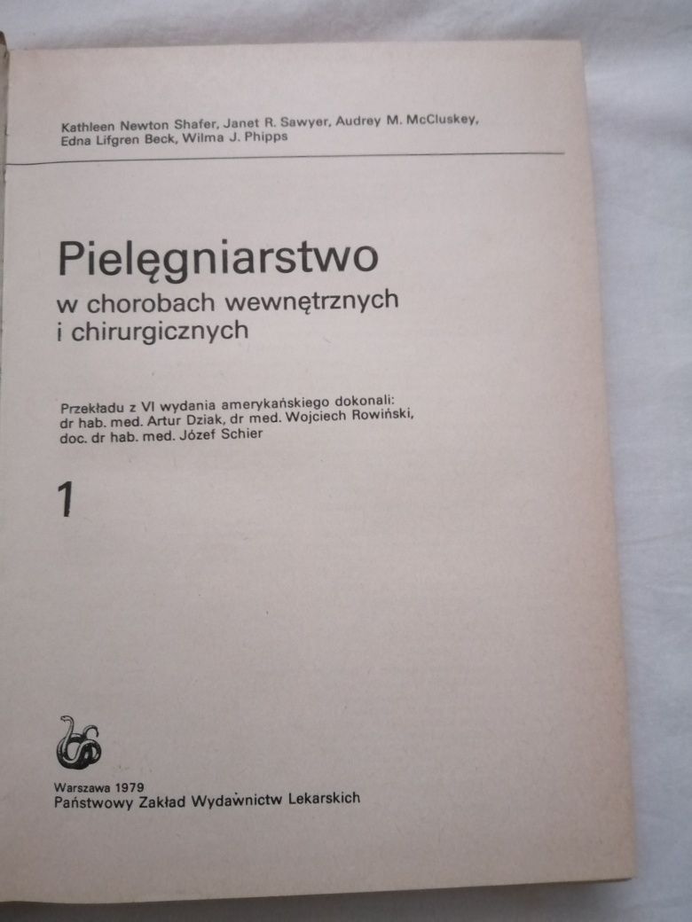 Pielęgniarstwo t. I