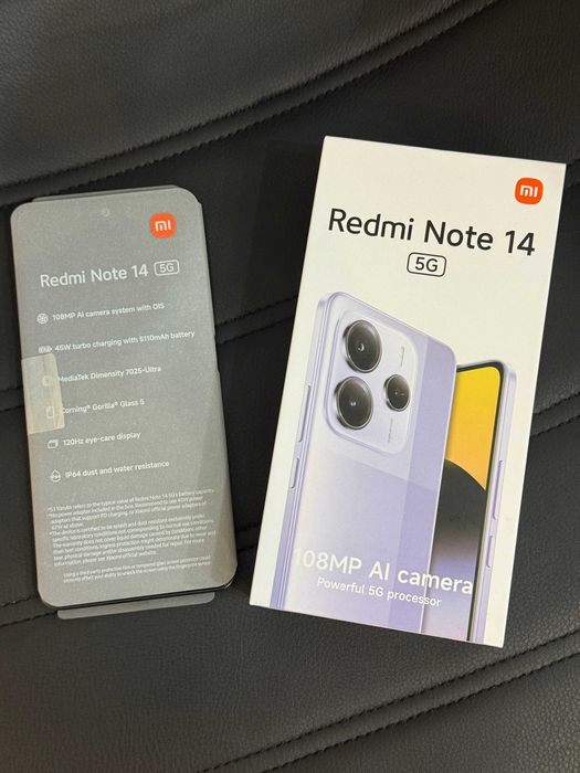 Telefon XIAOMI Redmi Note 14 5G 8/256GB - NOWY - Ascom ul Klasztorna