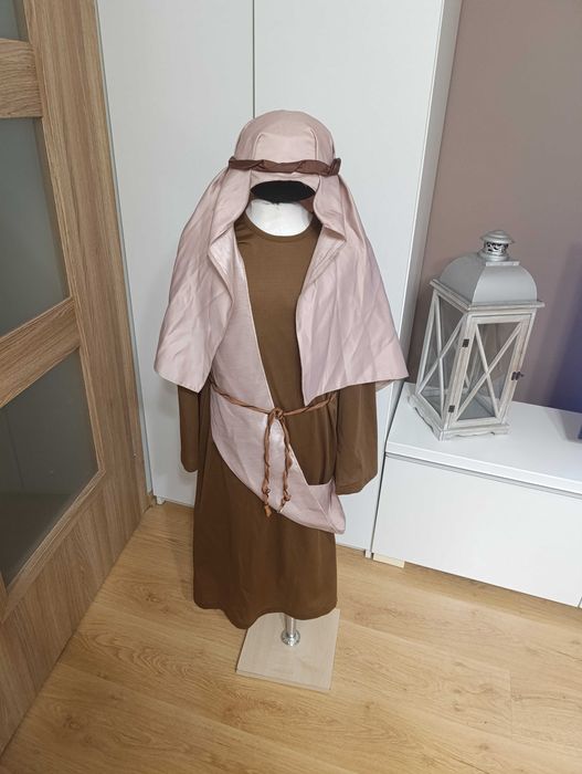Strój karnawałowy PASTUSZKA JÓZEFA PASTUSZEK jasełka święty 140/146 (2