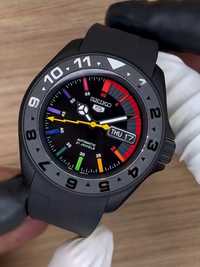 Seiko Mod SKX-SNKK31 Rainbow мужские кастомные наручные часы